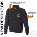 Felpa New Rescue Bk Con Porta Penne, Taschino Zip, Portabadge.