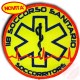 PATCH RICAMATA ROTONDA "MEDICO" CON VELCRO