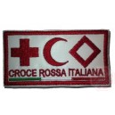 PATCH RICAMATA ROTONDA "MEDICO" CON VELCRO
