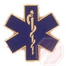 Spilla Pin Esculapio Blu